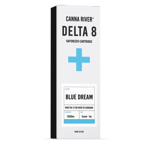 canna river blue dream d8 thc cartridge 1000mg