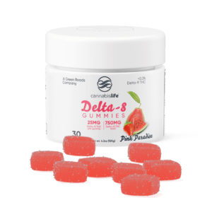 cannabis life delta 8 pink paradise gummies