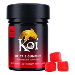 koi delta 8 gummies strawberry 20 count