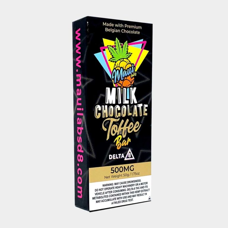 Maui Labs Delta 8 Chocolate Bar 500mg Potent and Pure
