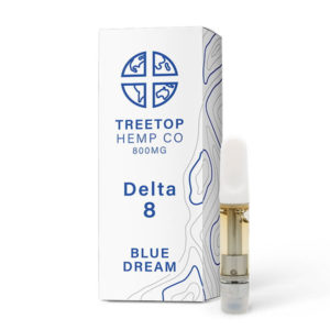 treetop hemp co delta 8 cartridge blue dream