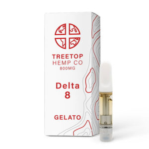 treetop hemp co delta 8 cartridge gelato