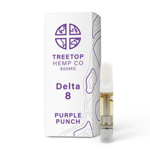 treetop hemp co delta 8 cartridge purple punch