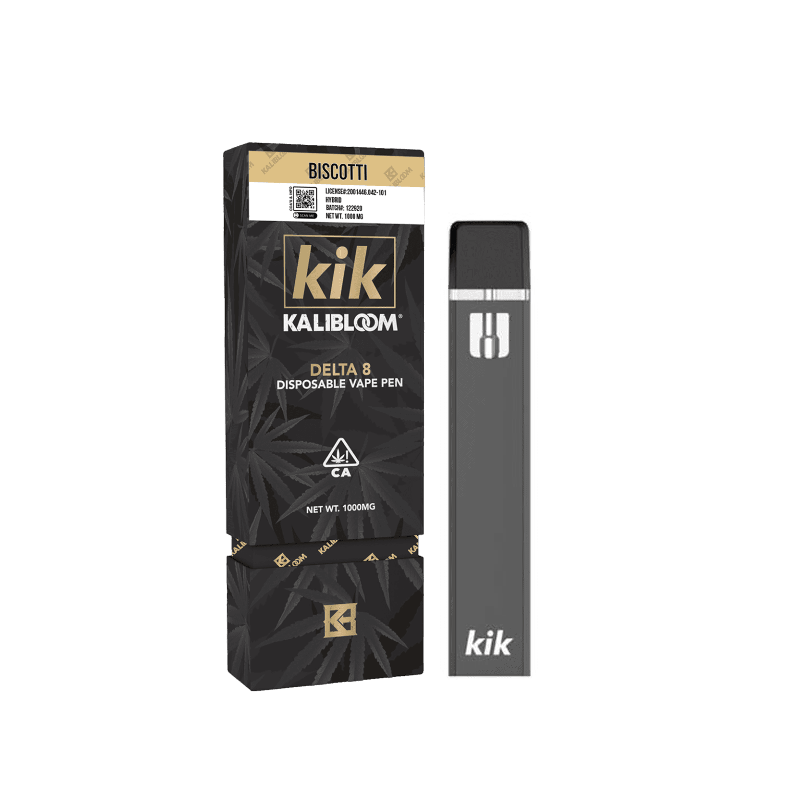 Kalibloom Kik Delta 8 Disposable Vape 2000mg Delta 8 Resellers