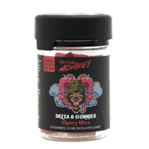 flying monkey delta 8 gummies cherry ultra