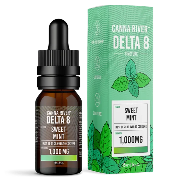 Canna River Delta 8 Tincture 1000mg Sweet Mint