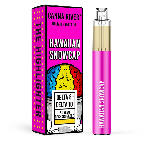 canna river delta 8 delta 10 hawaiian snowcap disposable