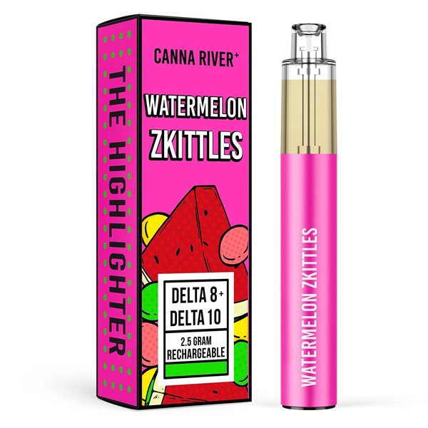 canna river delta 8 delta 10 watermelon zkittles disposable