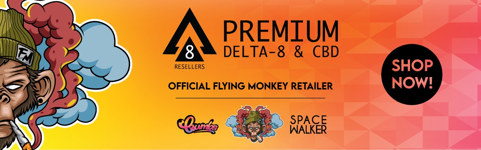 Delta 8 Resellers is the official retailer of Flying Monkey Products
