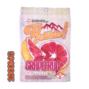 Yetibles Grapefruit Delta 8 Gummies | 1000mg