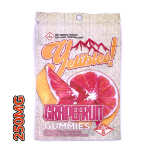 yetibles grapefruit gummies 250mg