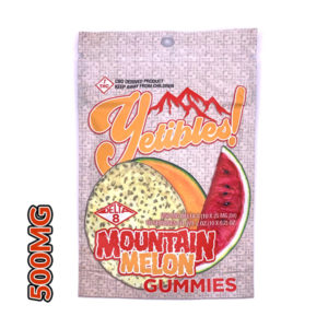 yetibles mountain melon gummies 500mg