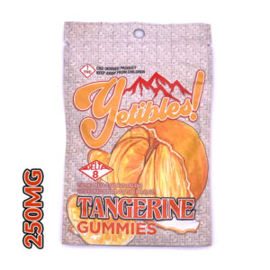 yetibles tangerine gummies 250mg