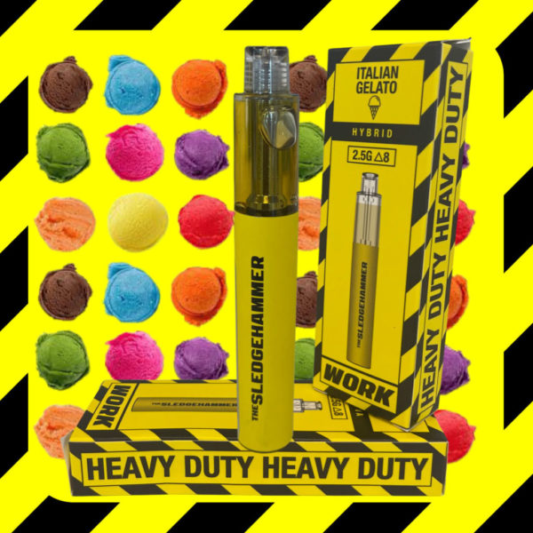 Work Sledge Hammer D10 + D8 Disposable 2.5g Delta 8 Resellers