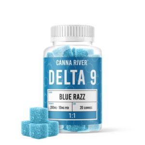 delta 9 blue razz gummies canna river
