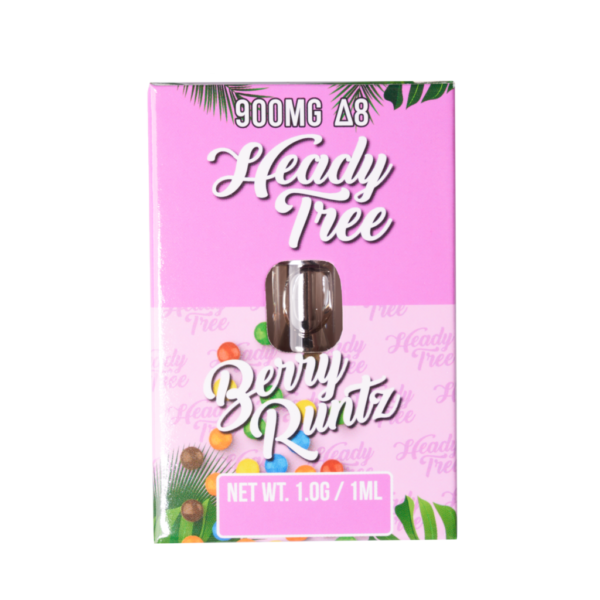 heady tree cartridge 1 gram delta 8thc berry runtz