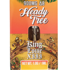 heady tree cartridge 1 gram delta 8thc king louie xiii