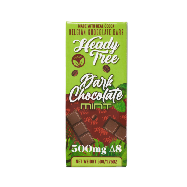 heady tree delta 8 chocolate bar 500mg dark chocolate mint
