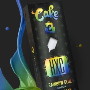 cake hxc rainbow glue disposable