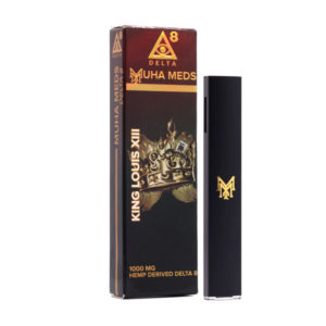 muha meds delta 8 disposable king louis xiii
