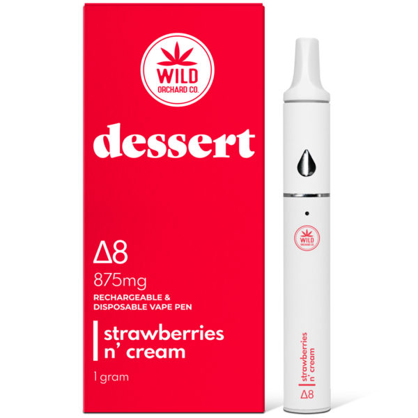 Wild Orchard Dessert 1 Gram Vape Strawberried n Cream wild orchard dessert 1 gram vape strawberried n cream
