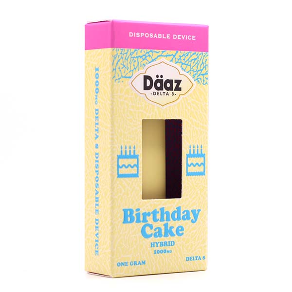 daaz delta 8 disposable birthday cake
