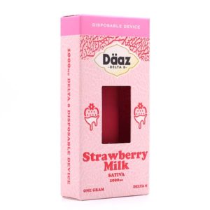 daaz delta 8 disposable strawberry milk