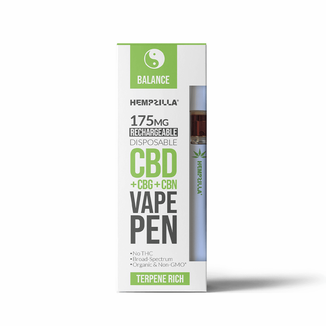 Hempzilla Balance CBD + CBG + CBN Disposable | 175mg - Delta 8 Resellers