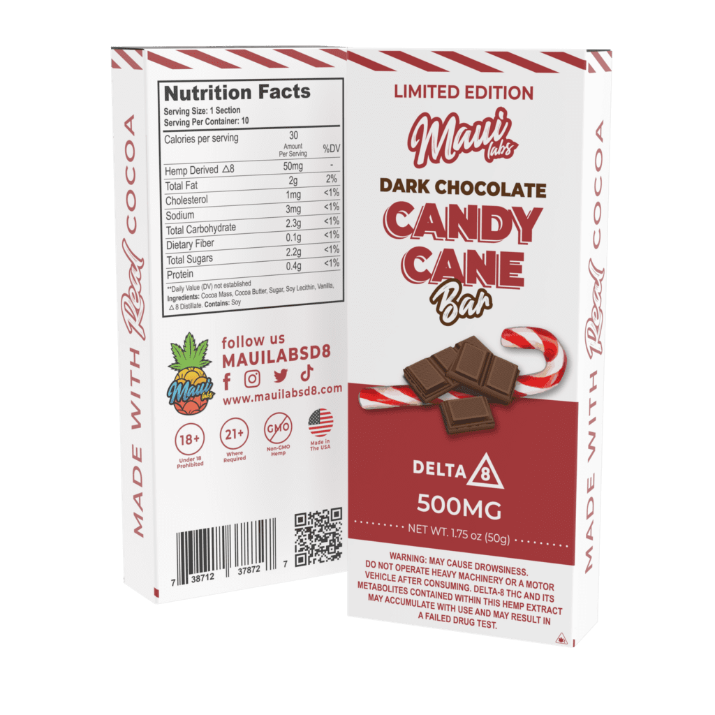 Maui Labs Delta 8 Chocolate Bar (Limited Edition) 500mg Delta 8