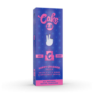 cake delta 8 live resin disposable hippy crasher