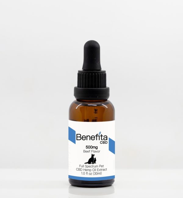 benefita cbd pet tincture 500mg beef