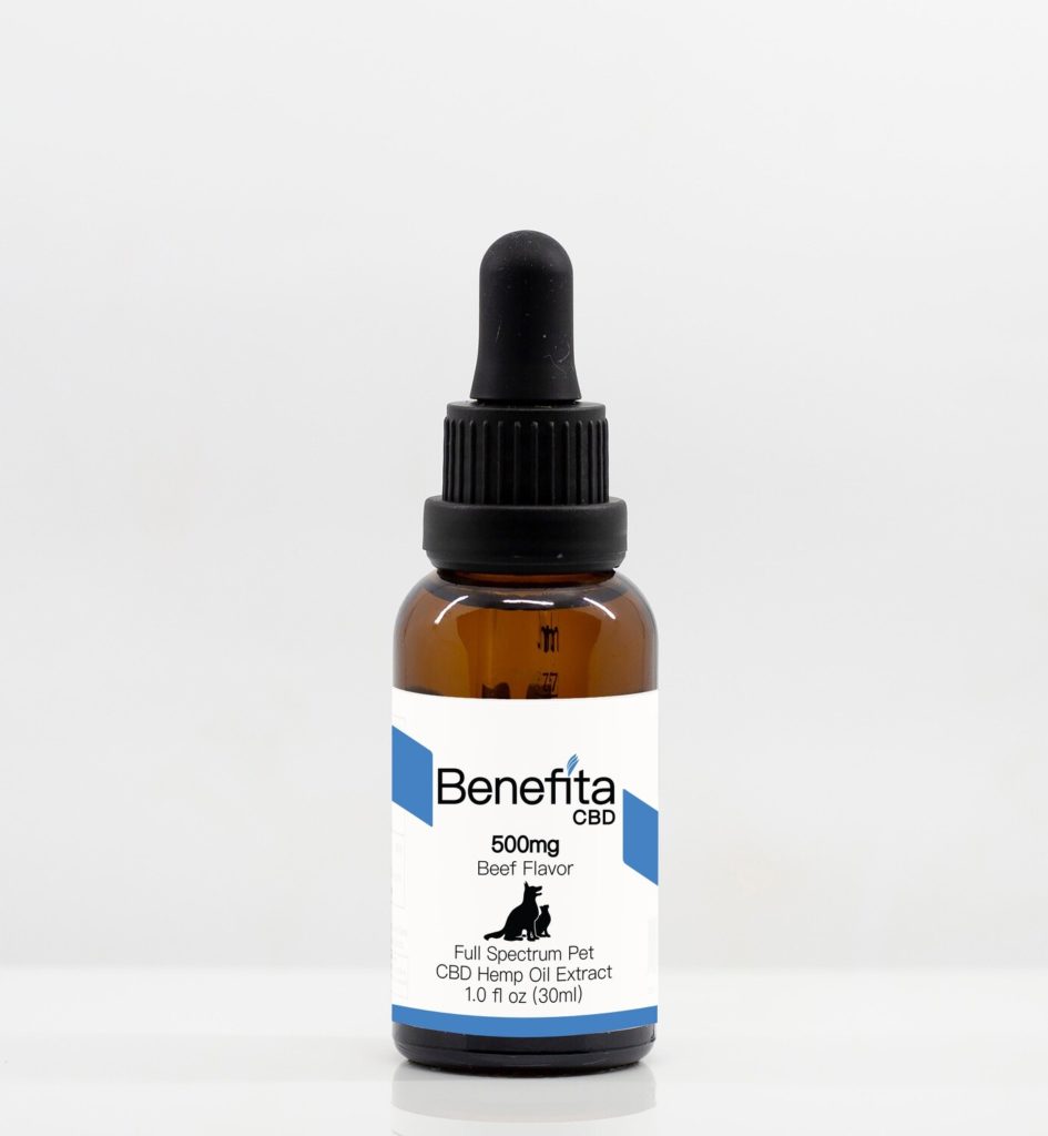 benefita cbd pet tincture 500mg beef