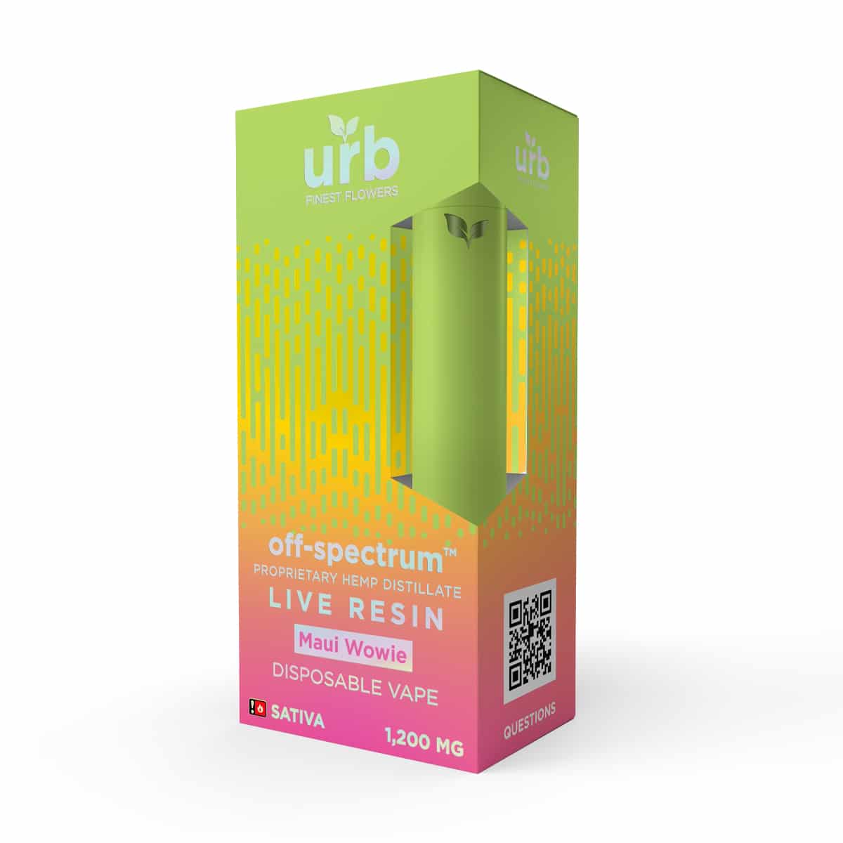 Urb Off-Spectrum Live Resin Disposable | 1200mg