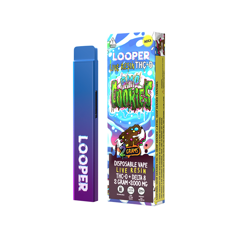 Vape Refill Dimo Looper XL Disposable Vape Ghost Train Haze The Looperverse  Gummies