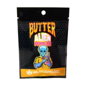 butter hhco live resin cartridge alien pebles