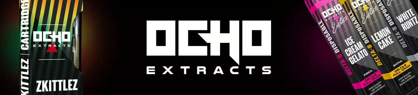 Ocho Extracts Delta 8 Cartridges, Disposables and Gummies For Sale at Delta 8 Resellers