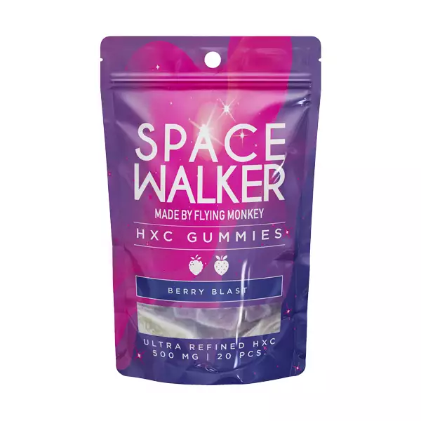 space walker hxc gummies berry blast
