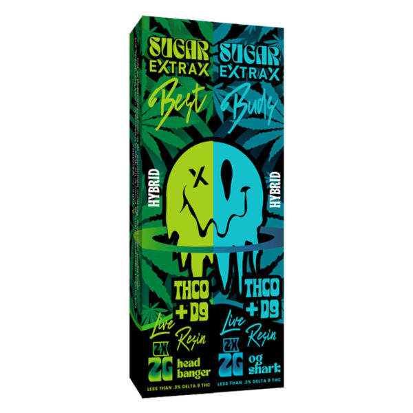 Sugar Extrax Headbanger x OG Shark Disposable Vape 2 Pack