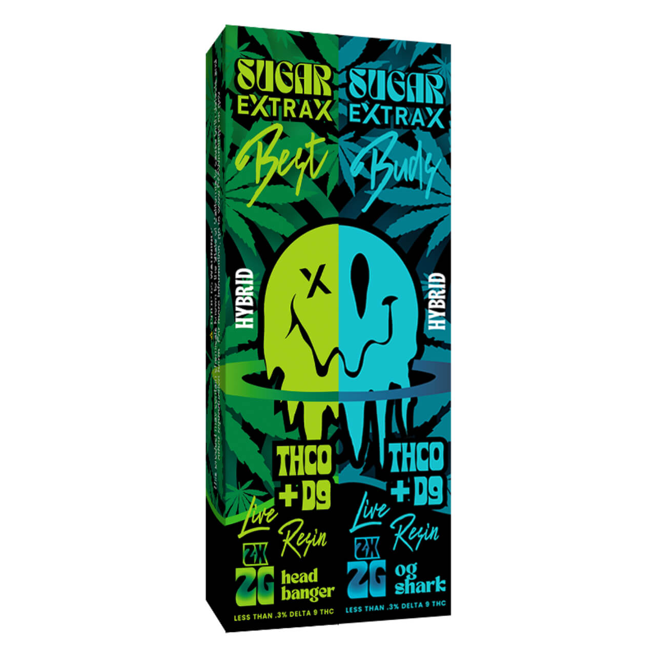 Sugar Extrax Headbanger X OG Shark Disposable 2 Pack