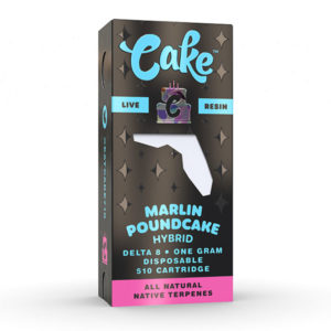 cake delta 8 live resin cartridge marlin poundcake