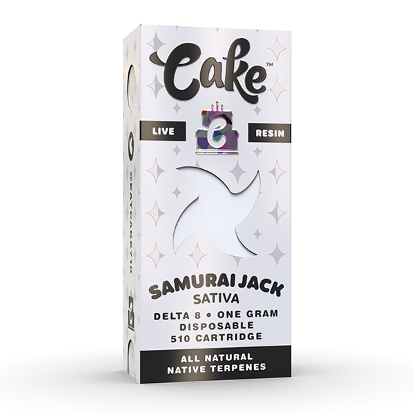 cake delta 8 live resin cartridge samurai jack