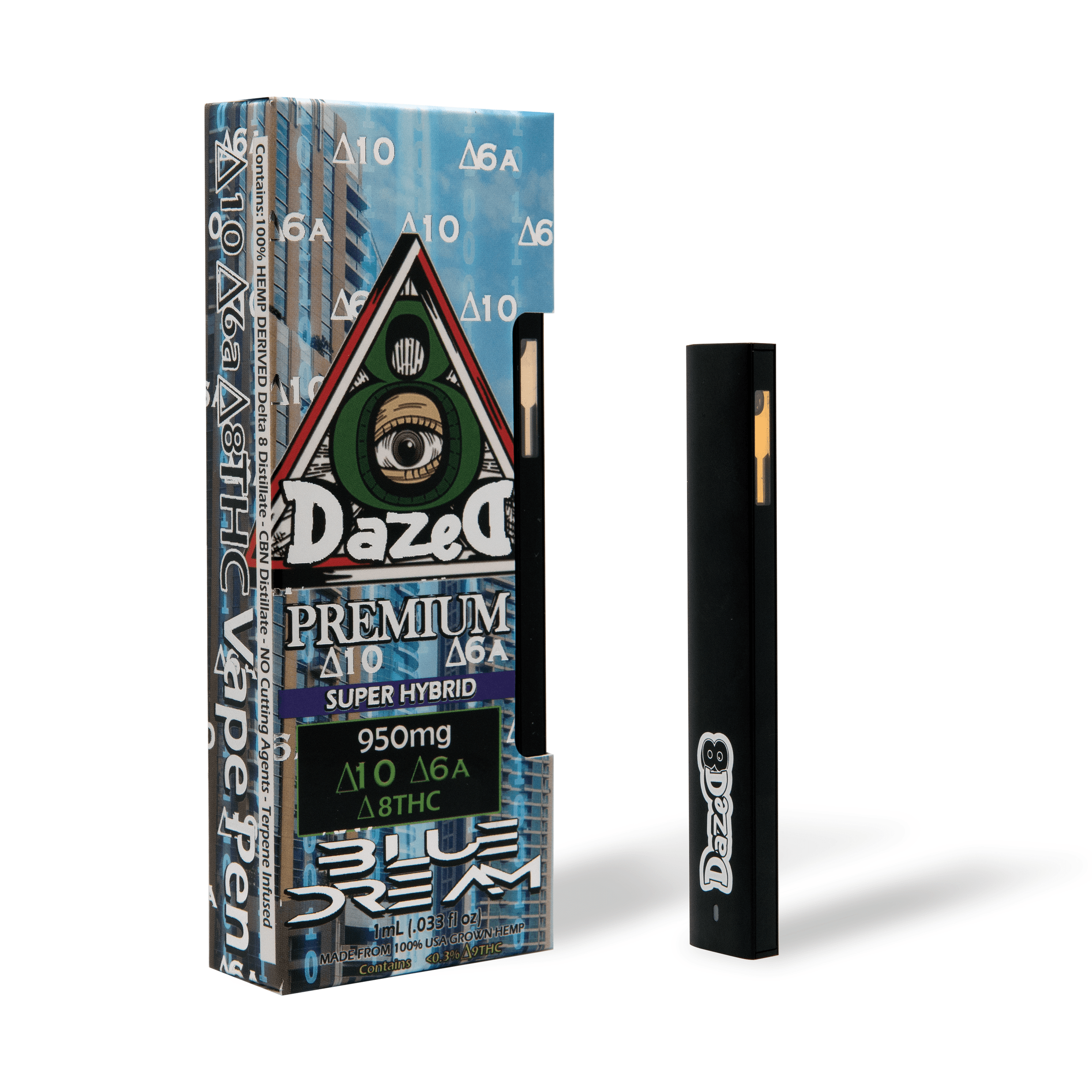 Dazed Delta-8 + D6A + Delta 10 Disposable | 1g | Delta 8 Resellers