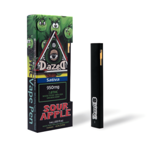 dazed8 disposables sour apple 1g delta 8 disposable
