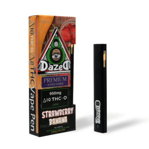 dazed8 disposables strawberry banana 1g thc o delta 10 premium disposable