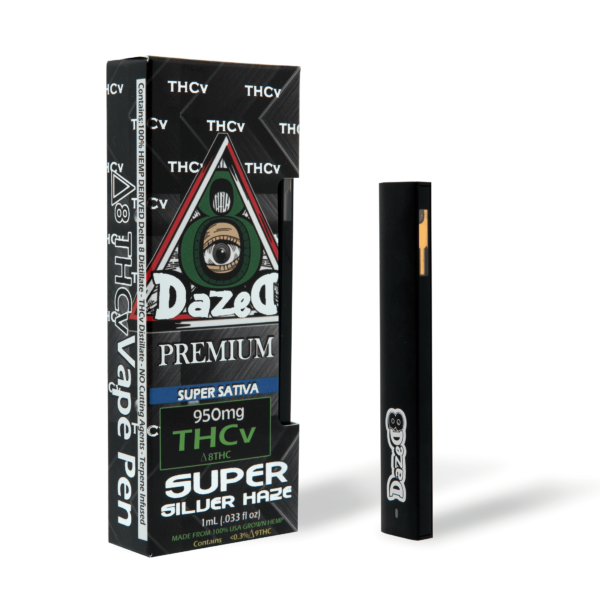 dazed8 disposables super silver haze 1g thcv delta 8 premium disposable