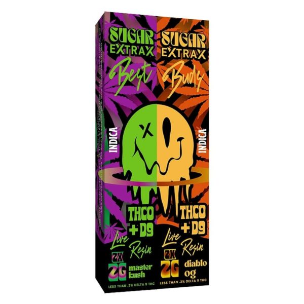 Sugar Extrax Master Kush x Diablo OG Disposable Vape 2 Pack