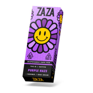 zaza thc o disposable vape purple haze