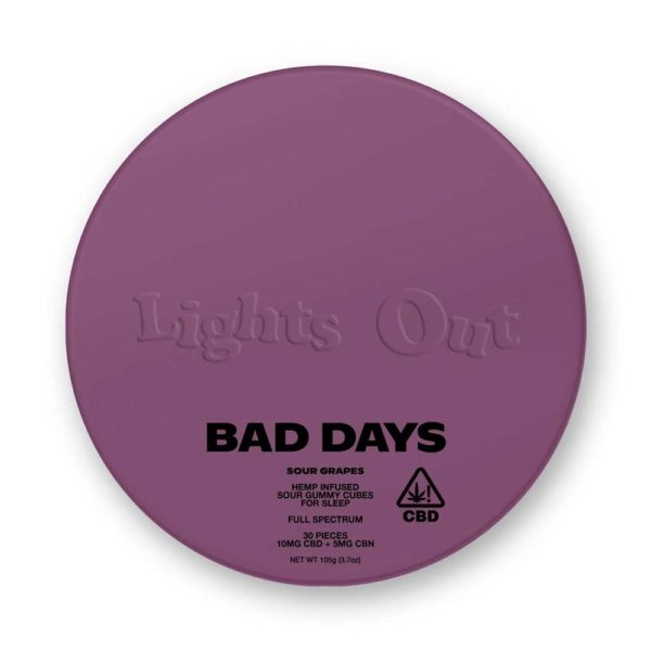 bad days lights out cbd cbn gummies