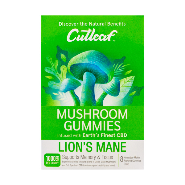 Cutleaf Mushroom Gummies 8 Count Delta 8 Resellers