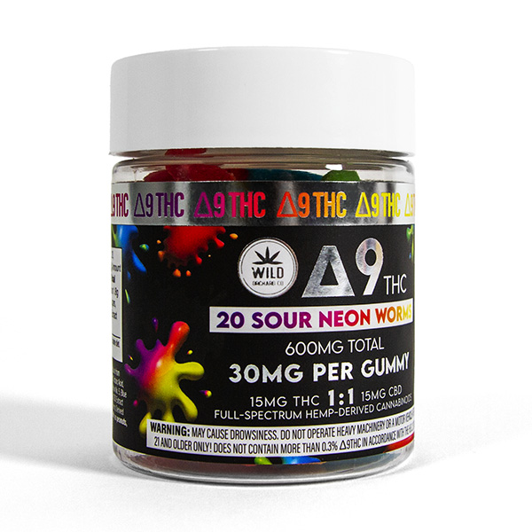 Wild Orchard Delta 9 Sour Neon Worms